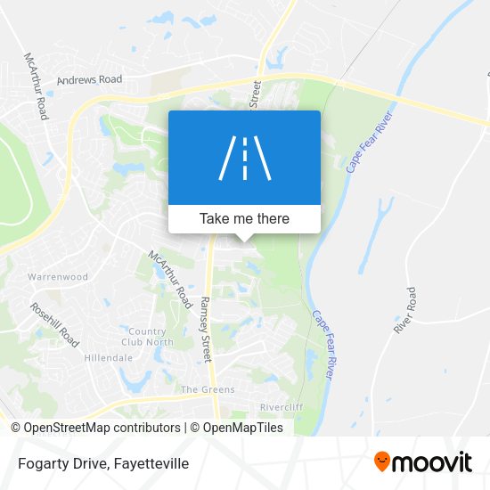 Fogarty Drive map