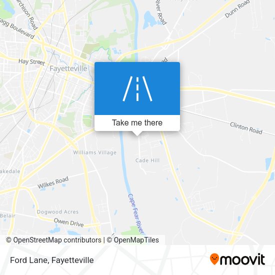 Mapa de Ford Lane