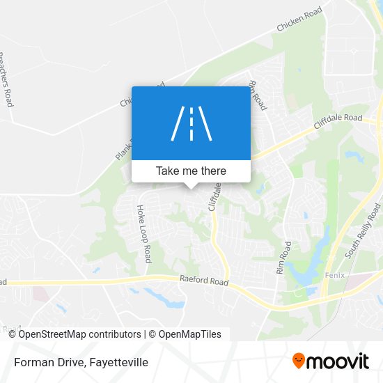 Mapa de Forman Drive