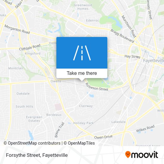 Forsythe Street map