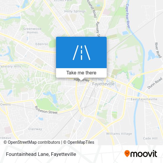 Mapa de Fountainhead Lane