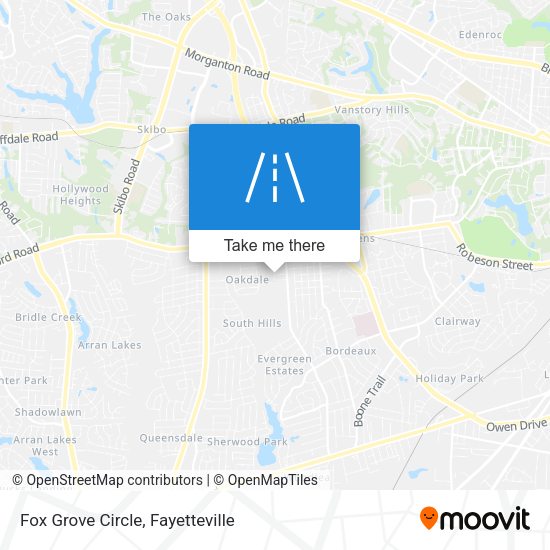 Mapa de Fox Grove Circle