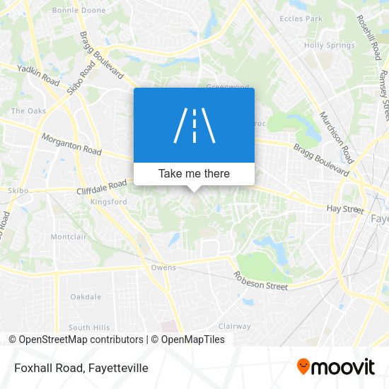 Mapa de Foxhall Road