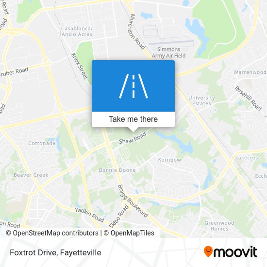 Foxtrot Drive map