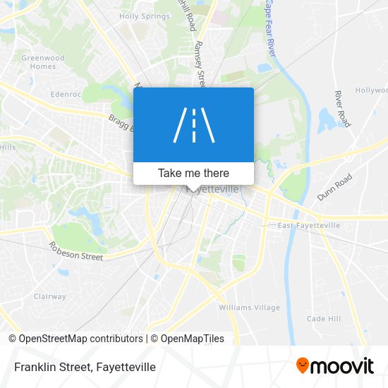 Mapa de Franklin Street