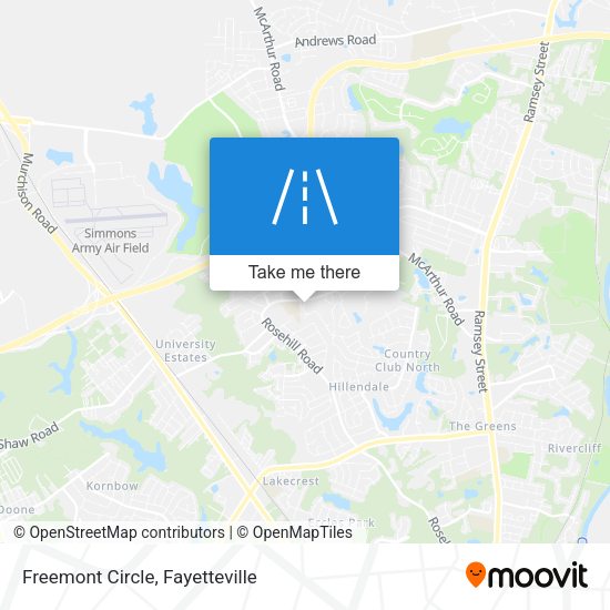 Freemont Circle map
