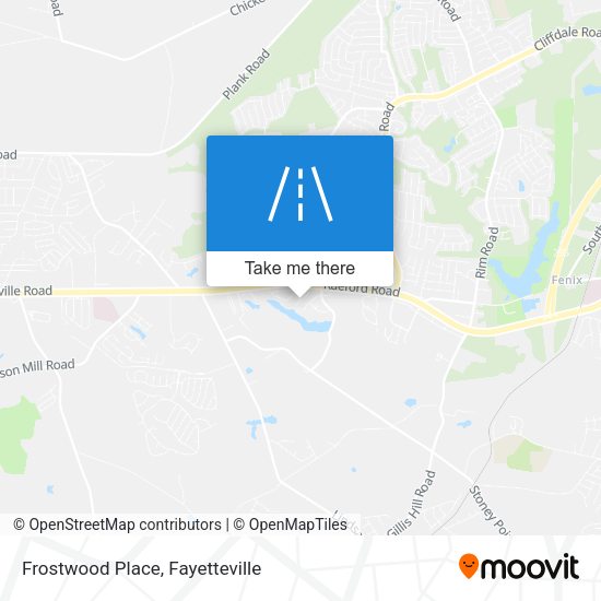 Mapa de Frostwood Place