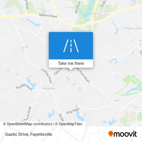 Gaelic Drive map
