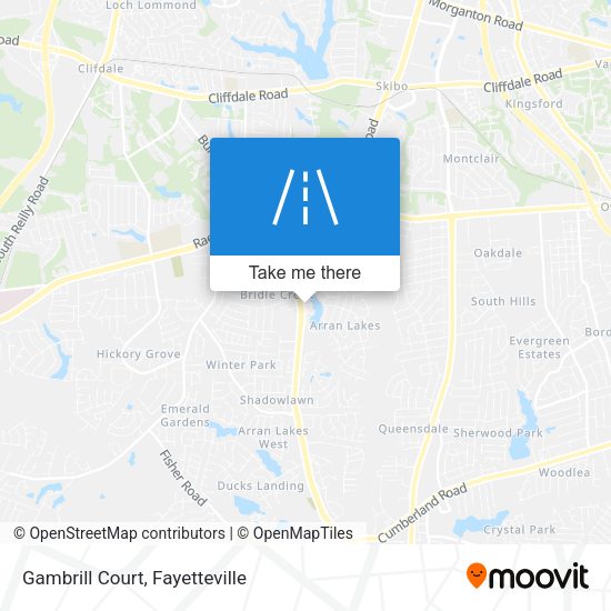 Gambrill Court map