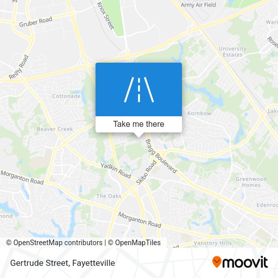 Mapa de Gertrude Street