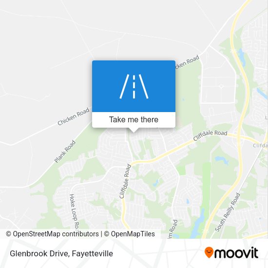Mapa de Glenbrook Drive