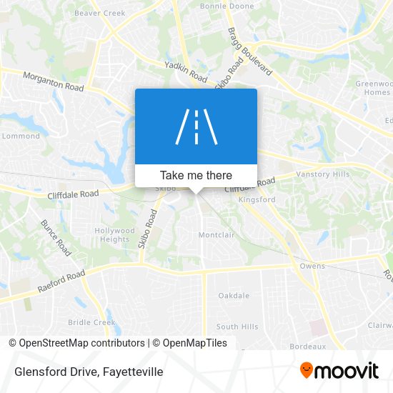 Mapa de Glensford Drive