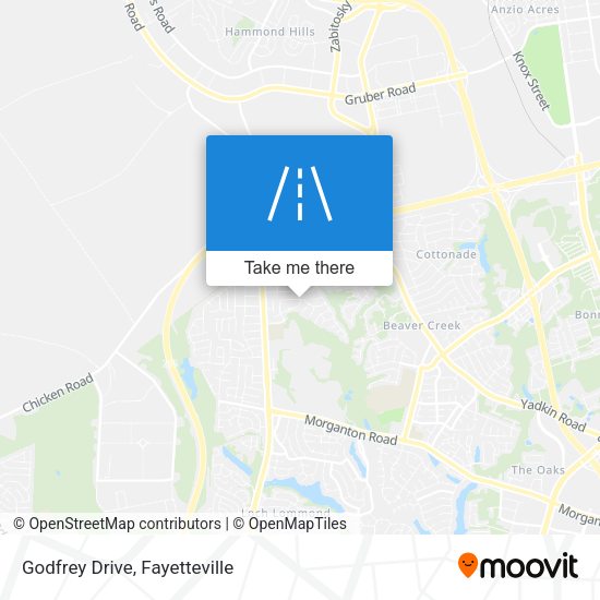 Godfrey Drive map