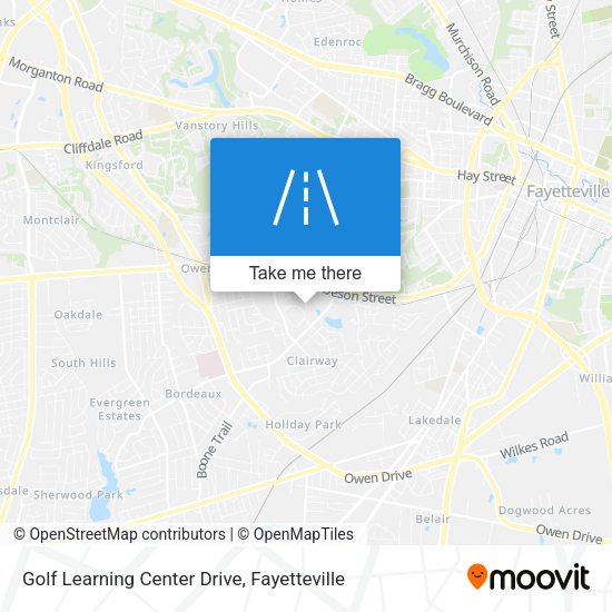 Golf Learning Center Drive map