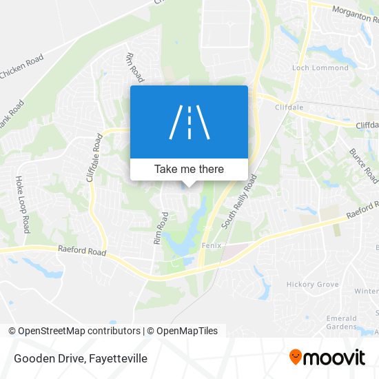 Gooden Drive map