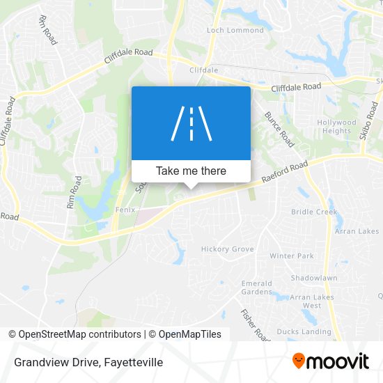 Grandview Drive map