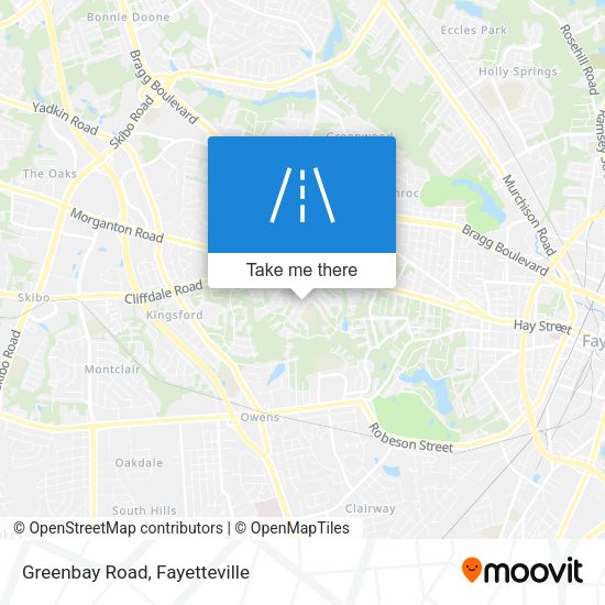Mapa de Greenbay Road