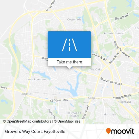 Mapa de Growers Way Court