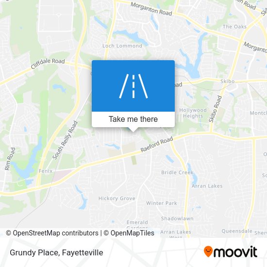 Mapa de Grundy Place