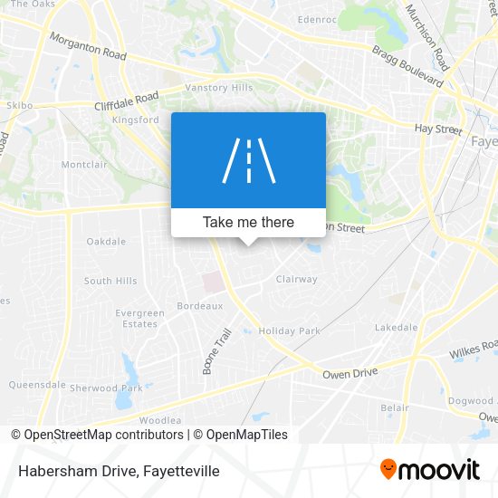 Mapa de Habersham Drive