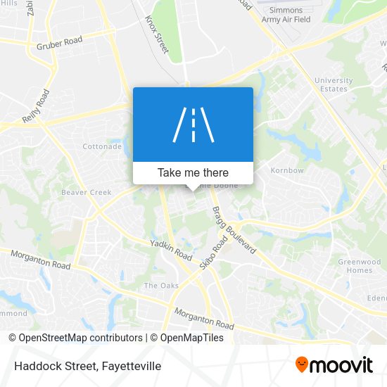 Mapa de Haddock Street