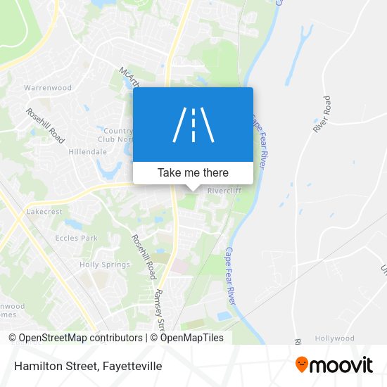 Hamilton Street map