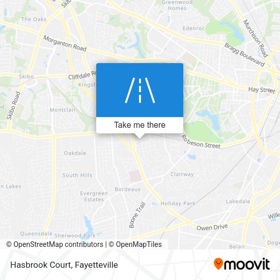 Hasbrook Court map