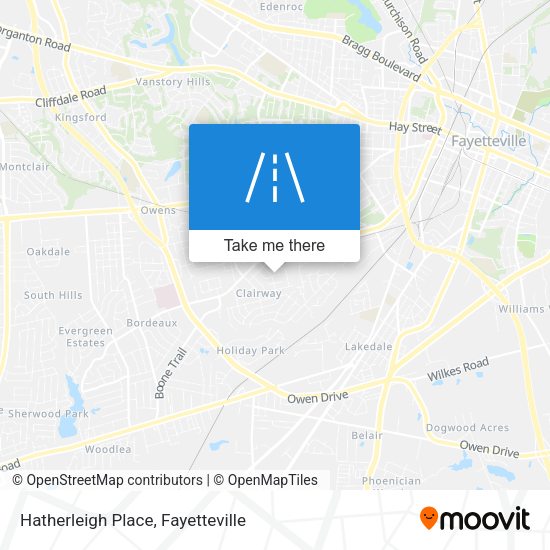 Hatherleigh Place map