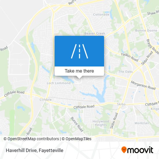 Mapa de Haverhill Drive