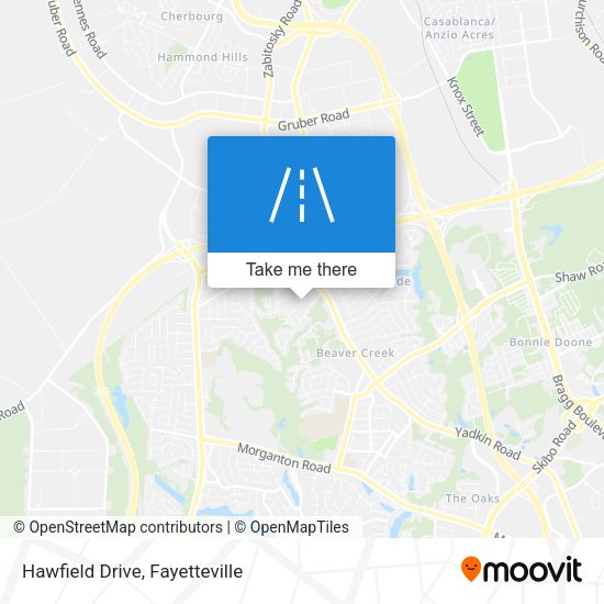 Mapa de Hawfield Drive