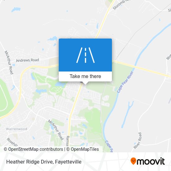 Mapa de Heather Ridge Drive