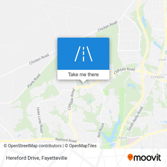 Mapa de Hereford Drive