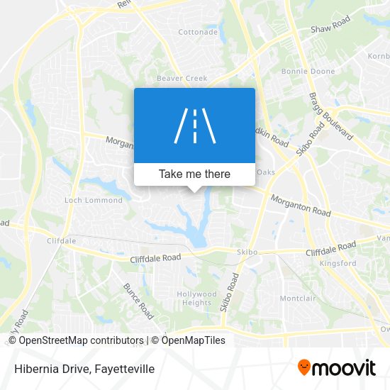 Hibernia Drive map