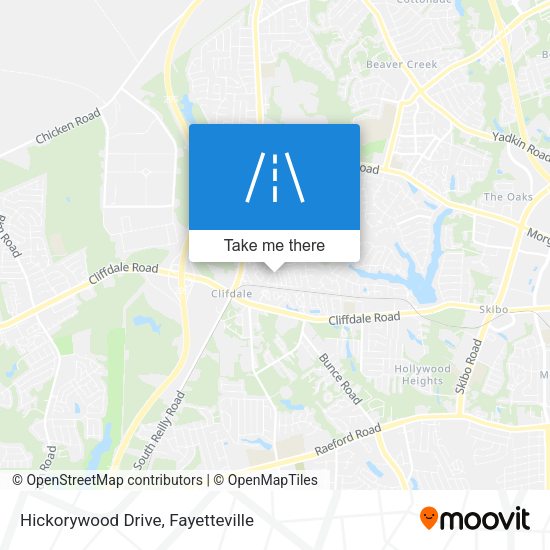 Hickorywood Drive map