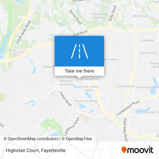Highstan Court map