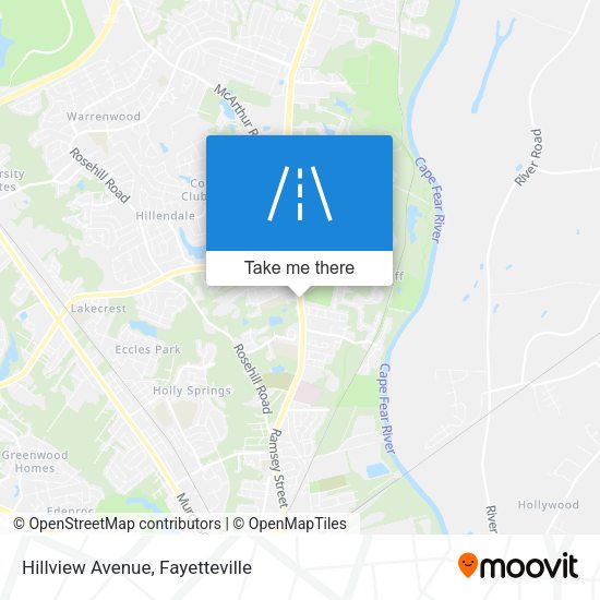 Mapa de Hillview Avenue
