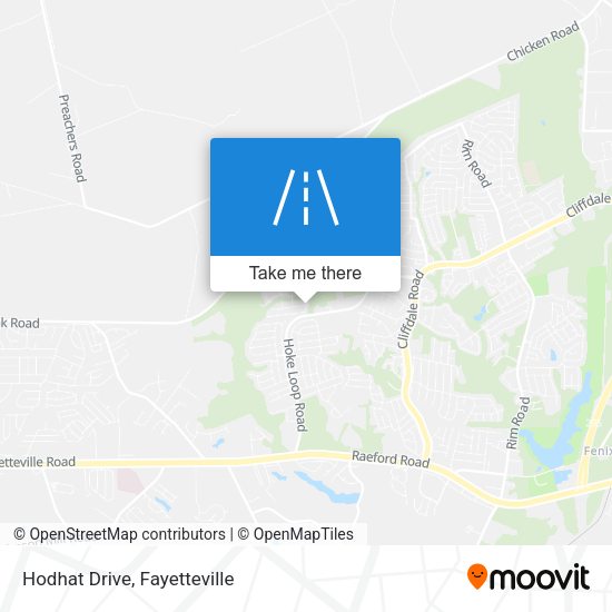 Mapa de Hodhat Drive