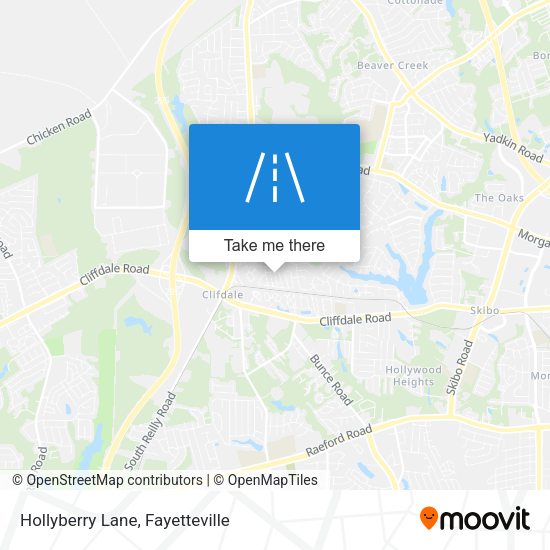 Hollyberry Lane map