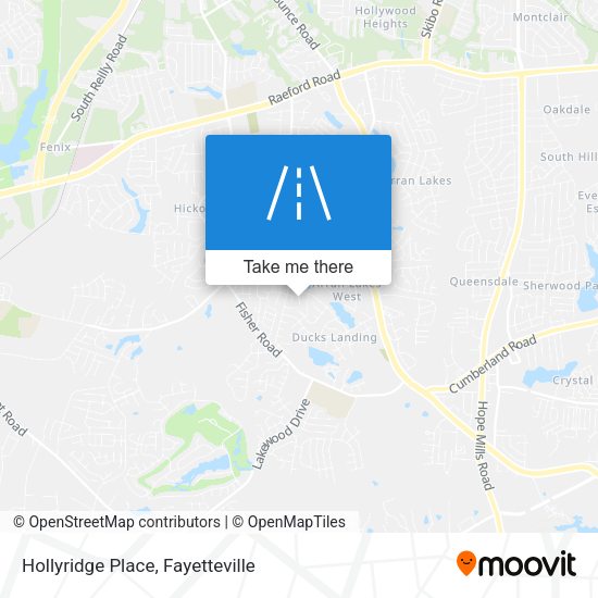 Hollyridge Place map