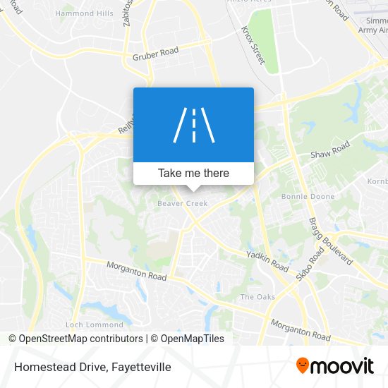 Homestead Drive map