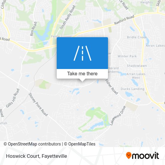 Mapa de Hoswick Court