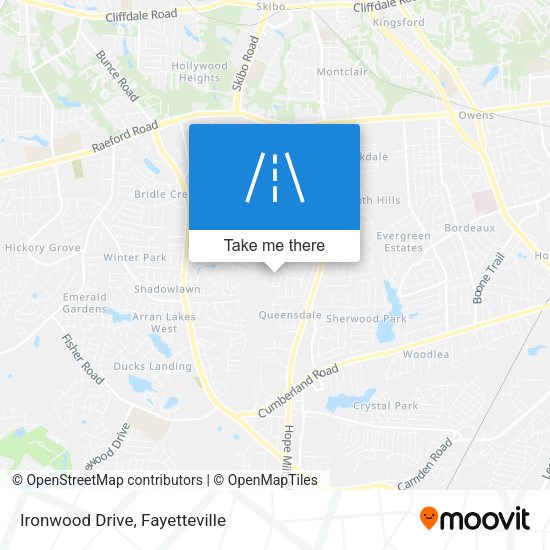 Ironwood Drive map