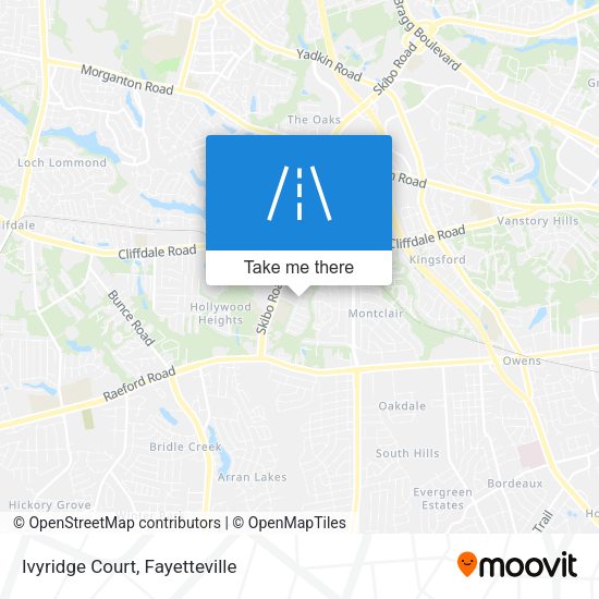 Ivyridge Court map