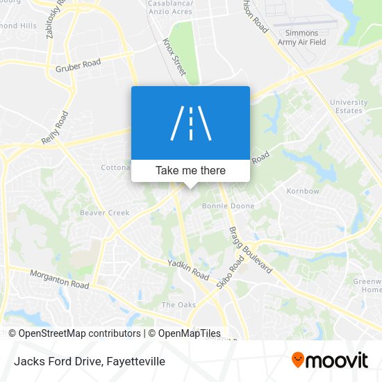 Mapa de Jacks Ford Drive