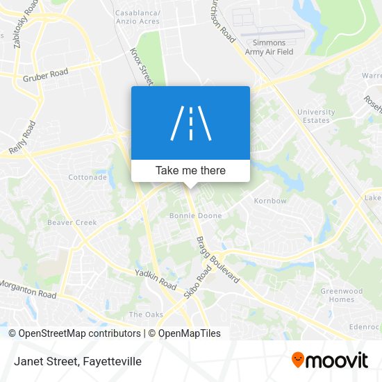 Janet Street map