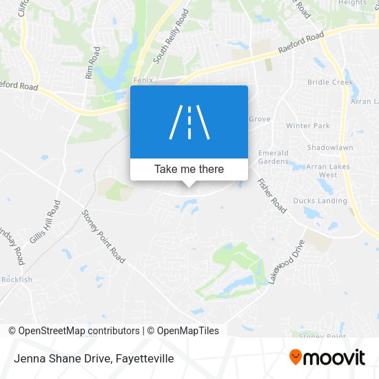 Jenna Shane Drive map