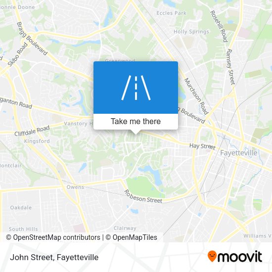 Mapa de John Street