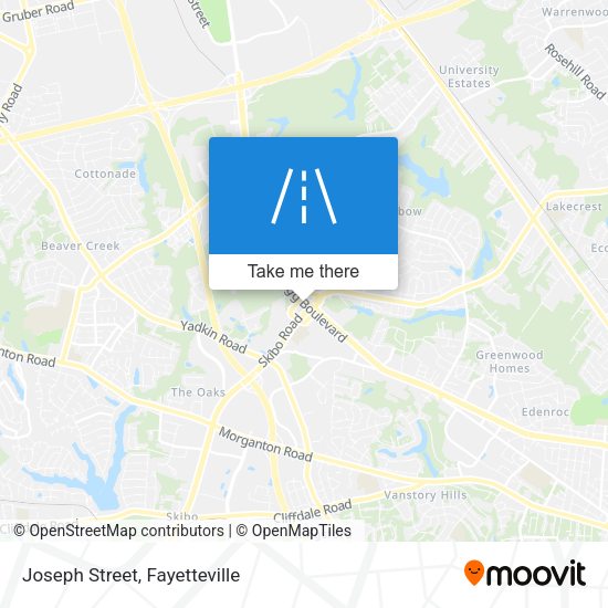 Mapa de Joseph Street