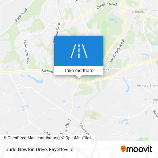 Mapa de Judd Newton Drive