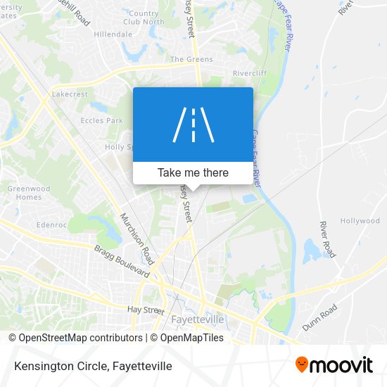 Kensington Circle map